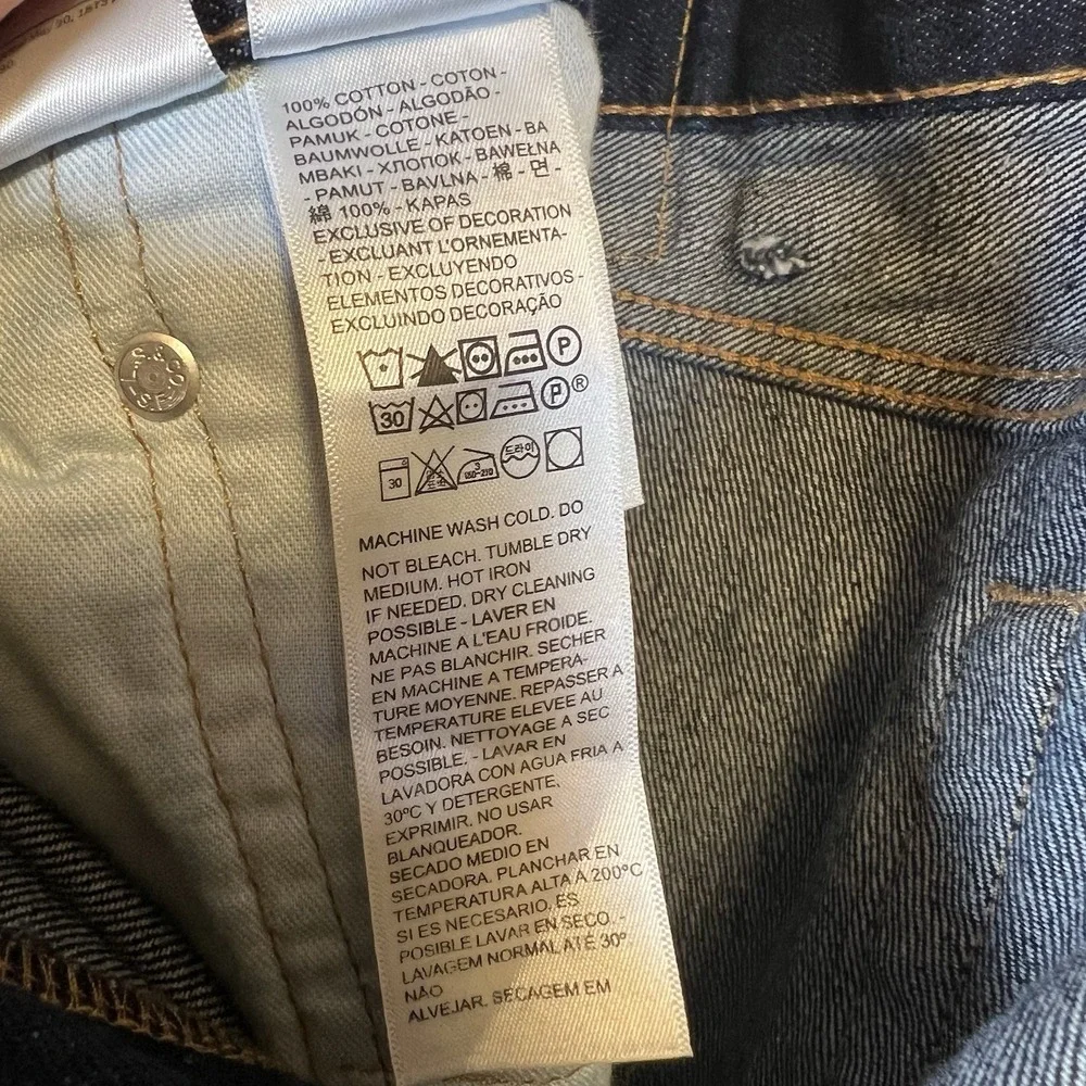 Levi's 550 Men's Jeans Size 38x30 Dark Wash Denim 100% Cotton Relaxed Fit